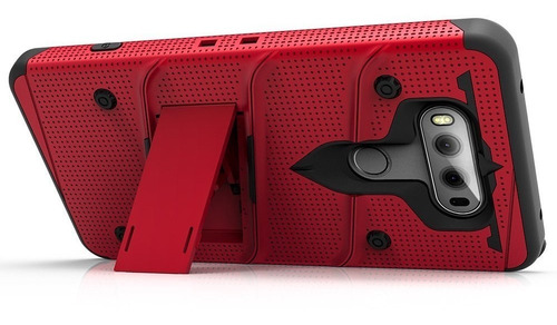 Funda Zizo Bolt LG V20 Original Uso Rudo Clip Cristal