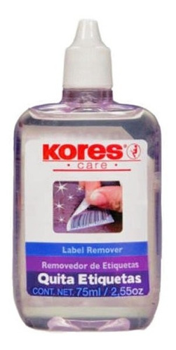 Liquido Kores Quita Etiquetas Adhesivos Cinta
