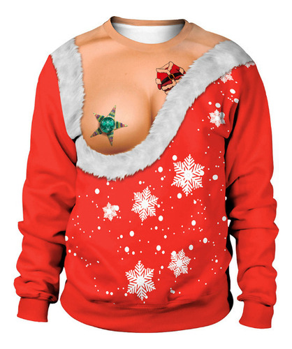Nuevo Suéter Navideño Vestido De Pareja Navidad
