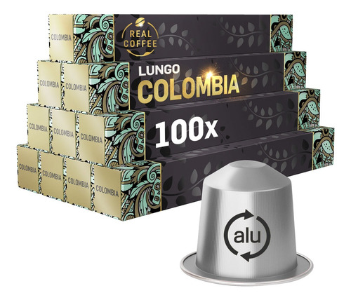 100 Cápsulas Compatibles Nespresso® Colombia , Real Coffee®