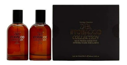 Perfume Zara Tobacco Intense Rich Warm 100ml Duo Pack