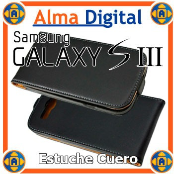 Estuche Cuero Samsung S3 Forro Protector Funda I9300 Siii