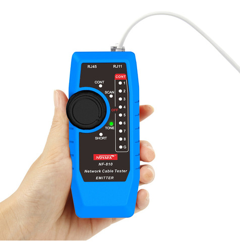 Kit Localizador De Probador De Cables De Red Nf-810 Poe Te