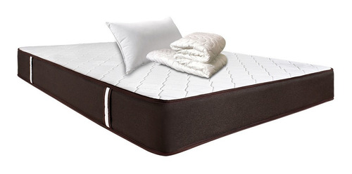 Colchon Orion Mf Semidoble 120*190 +2 Almohadas Y Protector