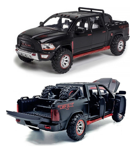 Dodge Ram Trx Miniaturas Metal Carros Con Luces Y Sonido 1:3