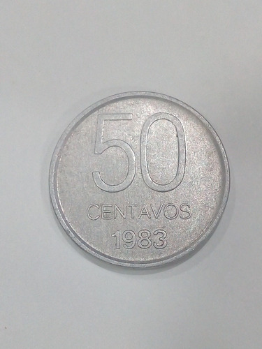 Moneda 50 Centavos Año 1983