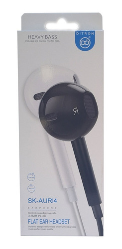 Imagen 3 de 8 de Auricular In-ear Micrófono Manos Libres Ditron