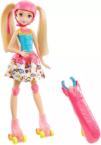 BONECA BARBIE MUNDO VIDEO GAME DTV96 - Papelaria Criativa