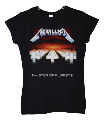 Polera Mujer Metallica Master Of Puppets Metal Abominatron