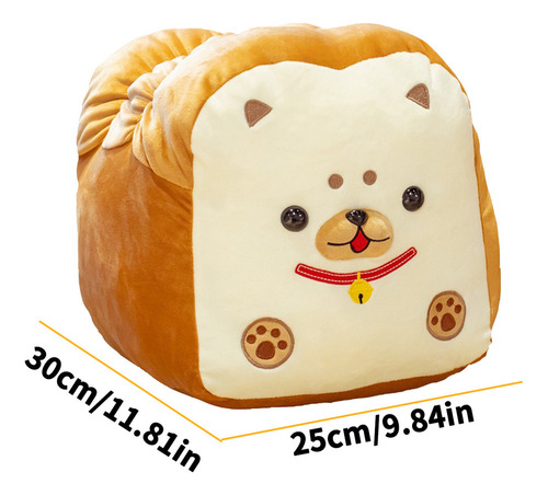 Adorable Sofá Largo De Algodón Shiba Inu Con Forma De Pan