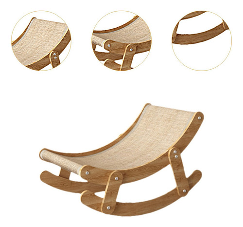 Para Hamaca Para Gatos, Cama, Salón Para Yute 30cmx53cmx35cm