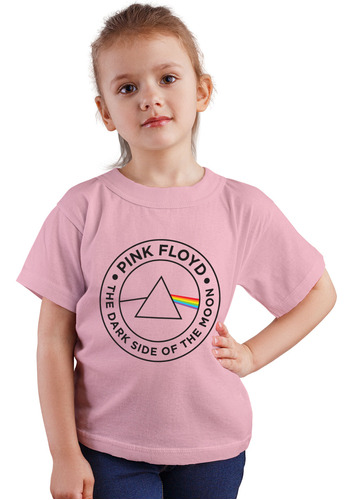 Polera Niños Pink Floyd Dark Side Moon Rock Algodon Wiwi