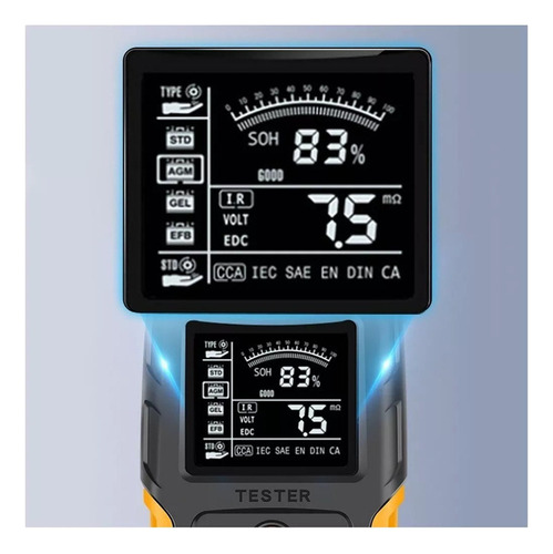 Analizador De Batería Lcd Digital 12v/24v