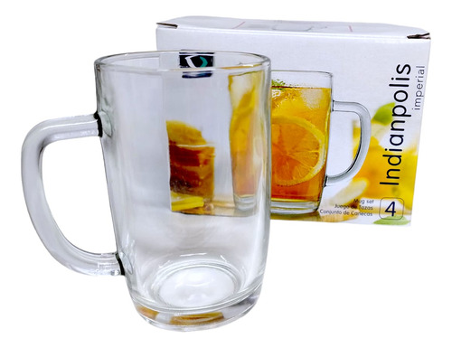 De Jarritos Taza Mug Chop X4 Unidades 355 Ml Indianapolis