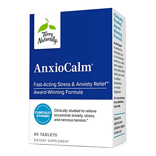 Terry Natural Anxiocalm - 45 Tabletas - No Adictivo, Ddawp