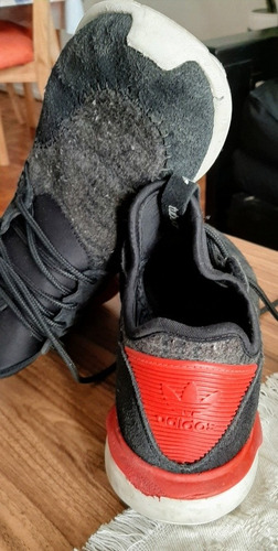adidas Tubular Moc Runner Color Negro,tomate Y Blanco