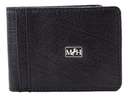 Billetera Slim Horizontal Negro Cayena Millenium Mario Herná