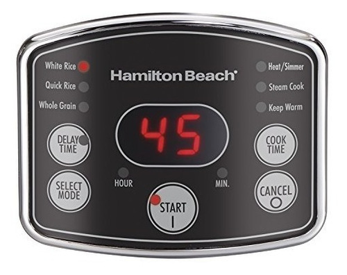 Hamilton Beach 37541 Olla Arrocera + Vaporera 20 Tazas