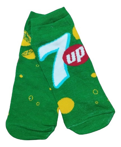 Medias Soquete 7up Seven Bebida Gaseosa Refresco Unisex 