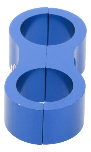 Abrazadera Separadora De Manguera De 2 Orificios An8 Azul