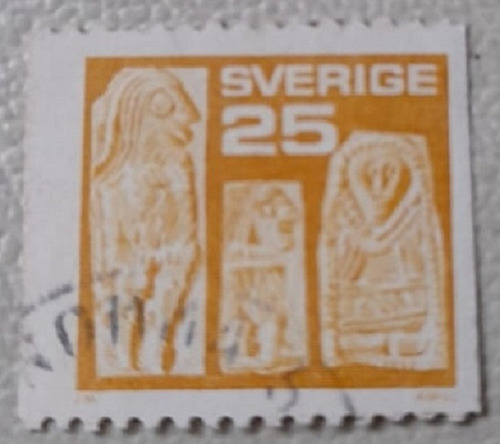 Sello Postal - Suecia - 1975 Hallazgos Arqueologicos