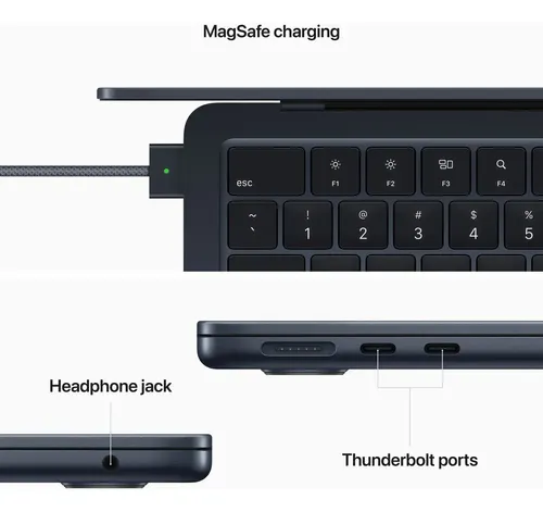 Macbook Air M2 16gb Ram, 256gb Ssd Midnight | MercadoLivre
