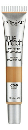 Creme Loreal True Match Para Os Olhos Em Um Corretivo Tom Medium C5-6