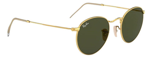 Gafas de sol redondas doradas Ray Ban con lentes de cristal G15