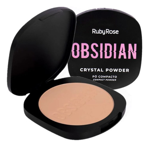 5 Pó Crystal Powder Obsidian Hb1800 G1 Ruby Rose Atacado Sj