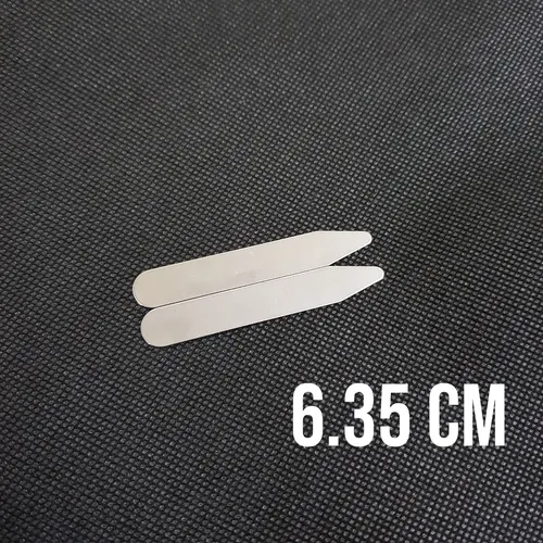 50 Ballenas Para Cuello De Camisa - Set En 5 Tamaños (5cm A 7cm), Material PET Resistente
