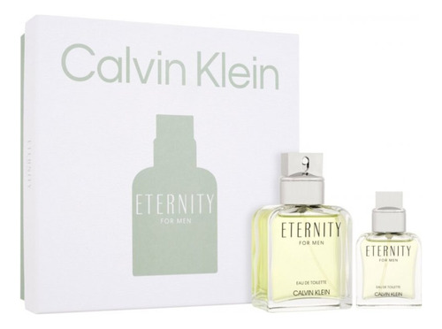 Set Eternity Calvin Klein 2pz 100ml+ 30ml Edt Spray - Hombre