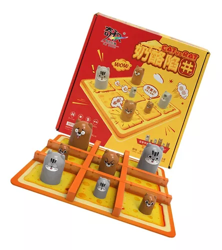 UGPLM Tic TAC Toe Jogo de tabuleiro XO Brinquedo de mesa Lazer inteligente  para crianças Adultos Entretenimento familiar Presentes exclusivos Jogos  de, Estilize um : : Brinquedos e Jogos