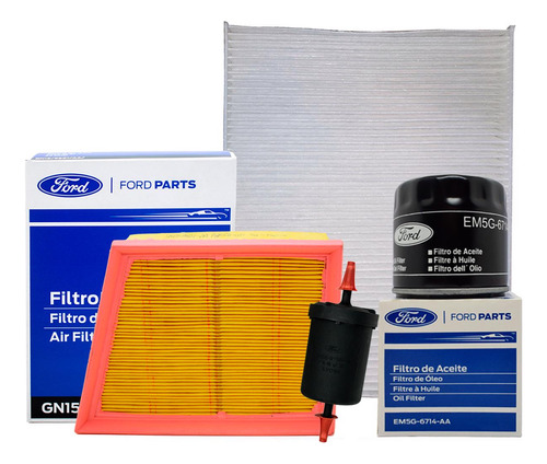 Kit 4 Filtros Completo Ford Ka Motor 1.5 Dragon Original