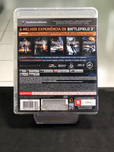Battlefield 3 Preemium Edition Ps3 Midia Física (Usado)