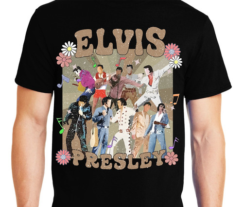 Elvis Presley - Rock & Roll - Cantante - Polera