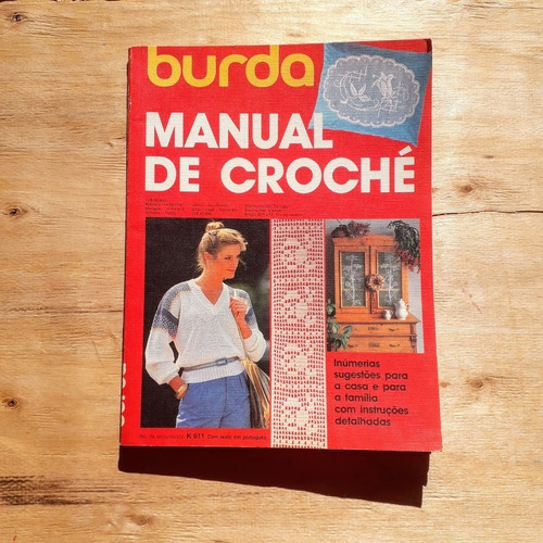 Frete Grátis Revista Burda Manual Abc De Croché Nº K 611
