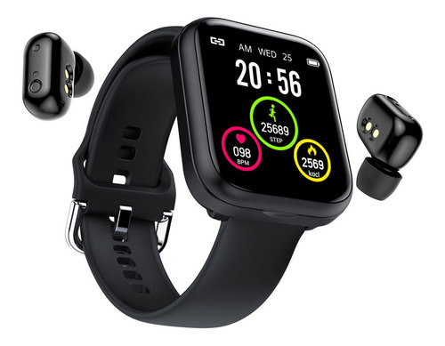 Reloj Inteligente X8 2 En 1 Con Audífonos Inalámbricos