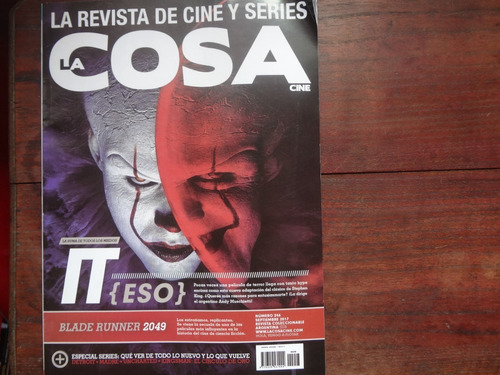 Revista La Cosa N°246 It Stephen King Blade Runner