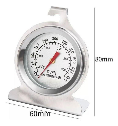 Termômetro Para Forno Gás Elétrico-churrasqueira-6x8 Cm