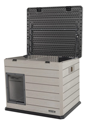Lifetime Casa Para Perro Grande Deluxe Beige