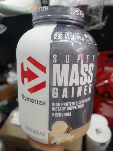 Super Mass Gainer 6lbs Para Aumento De Masa Muscular.