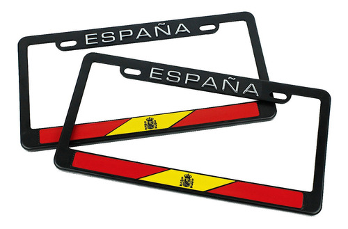 Porta Placas 2 Pzas Europeo España Seat Ibiza Leon Cupra Toledo Ateca