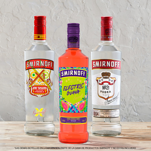 Vodka Spicy Smirnoff Sabor Tamarindo 1000 Ml