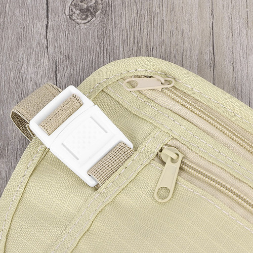Bolsa De Viaje Billetera Oculta Pasaporte Dinero Riñonera Sl
