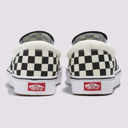 Tenis Clásicos Blanco Hueso Comfycush Slip-on Checkerboard V