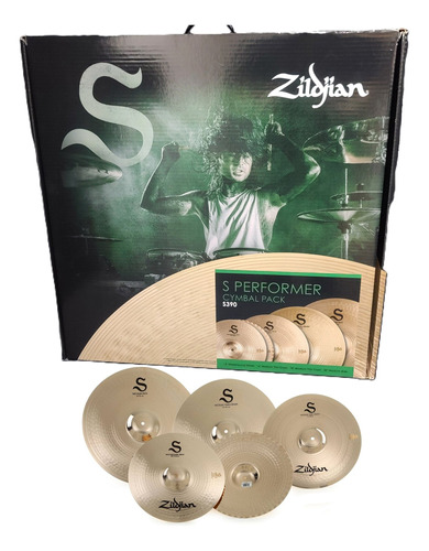 Set Zildjian S390 S Performer Pack Platillos+ Rocker Music