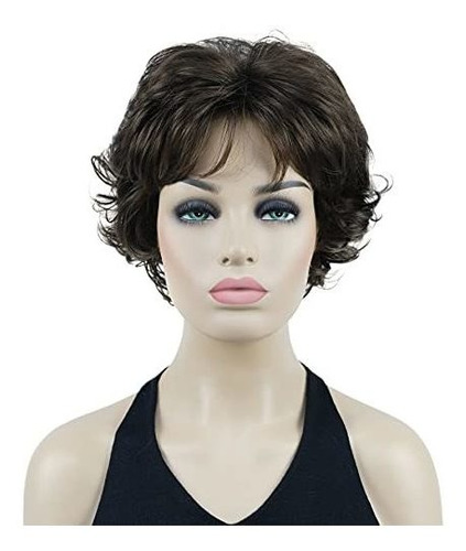 Pelucas - Lydell 8  Short Curly Women Wigs Soft Shaggy Layer