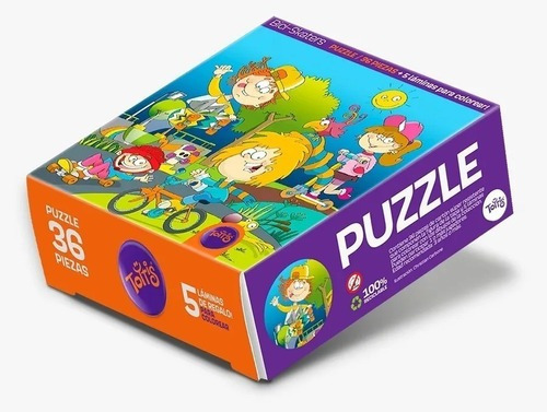 Puzzle Didacticos Infantiles 36 Piezas Bici Toytis