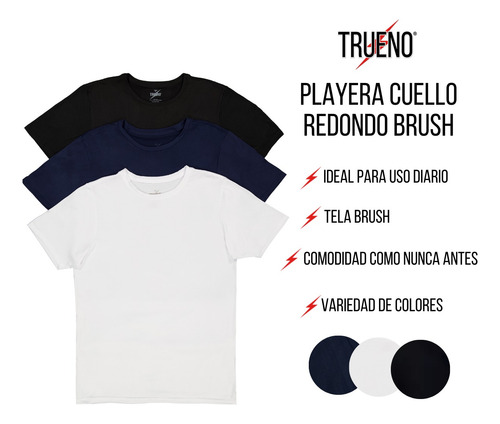 Playera Trueno Pijama Cuello Redondo Hombre 1 Pieza