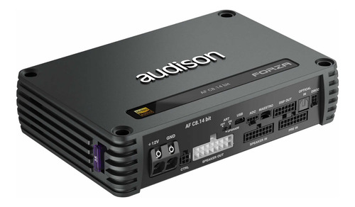 Processador & Amplificador Audison Af C8.14 Bits 800watts.